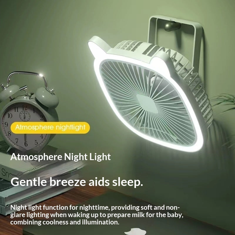 Desktop Folding Small Compact Silent USB Rechargeable Portable Fan