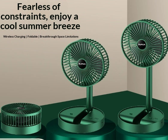 Desktop Folding Small Compact Silent USB Rechargeable Portable Fan