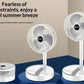 Desktop Folding Small Compact Silent USB Rechargeable Portable Fan